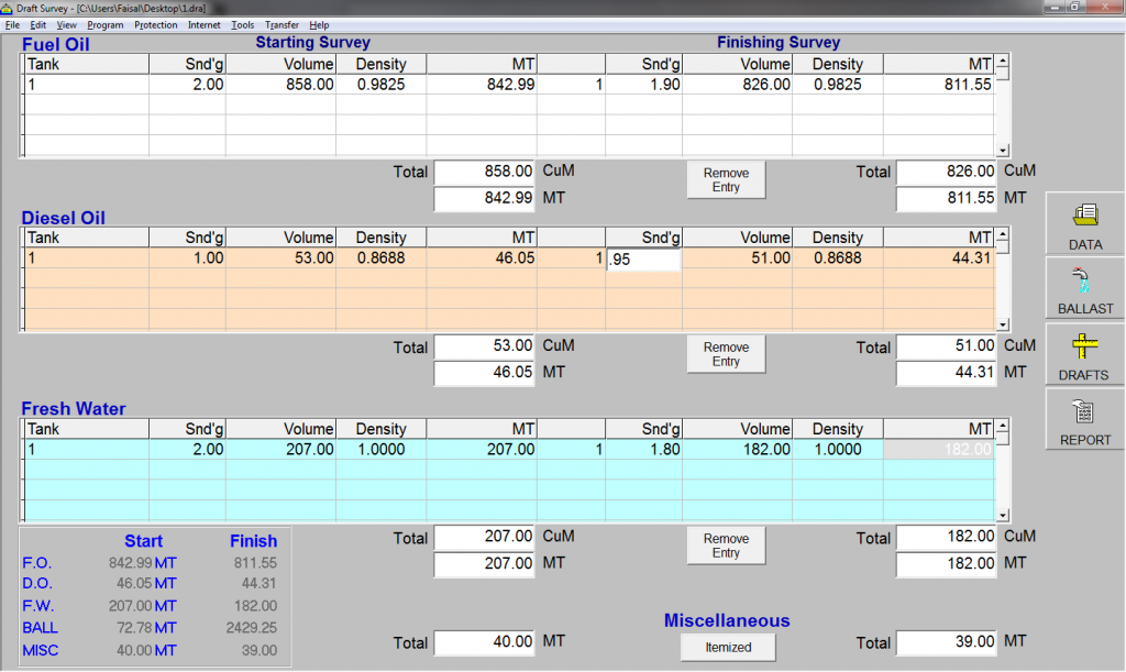 liquid2 liquid2 1024x611 Draft Survey Software Review