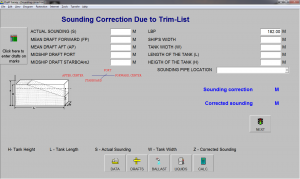 sounding corrections sounding corrections 300x179 Draft Survey Software Review