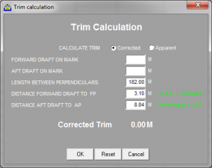 trim calculation trim calculation 300x238 Draft Survey Software Review